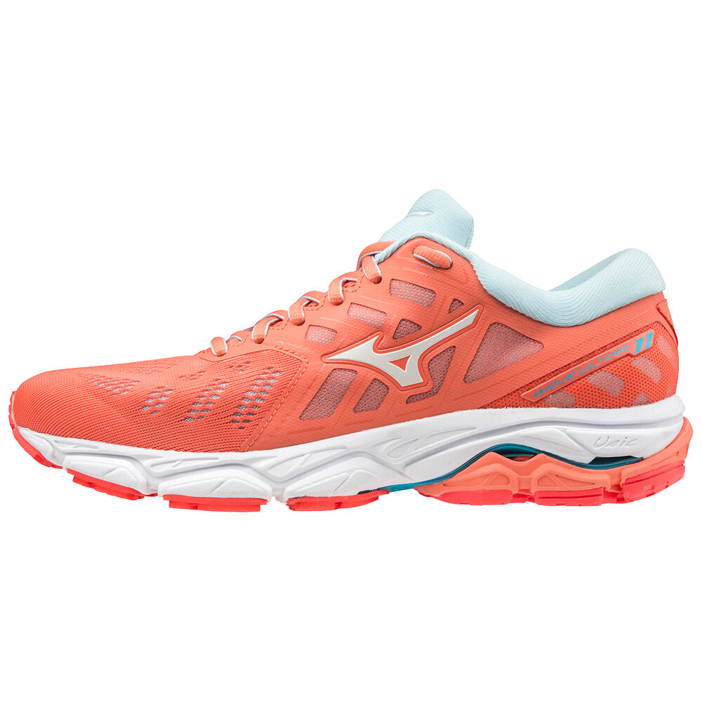 Mizuno Women's Wave Ultima 11 Running Shoes Coral/White (J1GD190942-QJL)